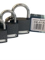 Замок GUSAMI 75мм сірий