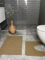 Коврик 2в1 у ванну LITTLE 44х70+44х40см малий беж Dariana