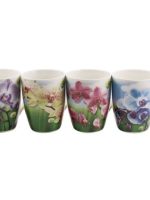 A38D-350 Кружка фарфор 350мл 8шт/уп Орхідея Interos