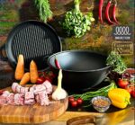 V15СРGr Казан узбецький WOK 15л з кришкою-сковородою гриль "S&T"