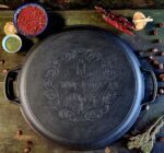 V15СРGr Казан узбецький WOK 15л з кришкою-сковородою гриль "S&T" - Зображення 3