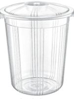 249 Бак харчовий 50л прозорий Hercules