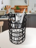 MR-1032 BLACK Підставка для столових приборів Maestro