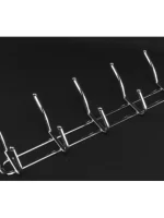1165 Вішалка хромована 5 гачків 46 см А+