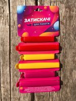 Зажим для пакетів 6шт