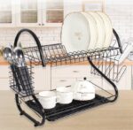 Сушка 2х ярусна MR-1025-53 BLACK (53х26,5х39см) Maestro - Зображення 2