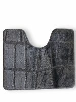 VZS07020 Коврик у ванну латексна основа, поліпропілен 60х50см металік Vezer