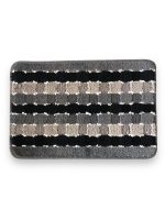 VZF9649 Коврик у ванну латексна основа, поліпропілен 40х60см сірий Vezer