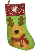 96071 Новорічна шкарпетка для подарунків 41см STENSON