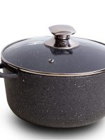 AD 3202 Каструля 2л з антиприг. покр. і скл. кришкою з метал. обідком ТАЛКо