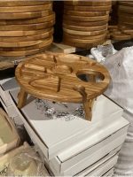 Менажниця-стіл дубовий  ( з отвором для вина) 35см