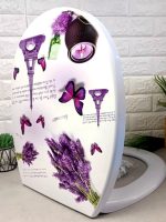 372 Сидіння на унітаз з декором Париж