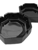 54076bk Попільниця d-11см, h-3.3см н-р 2шт Кошем Блек