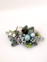 Підсвічник Вертеп 38см блакитний