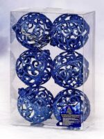 9682-NB Ялинкові кульки 6см 6шт/наб Stenson