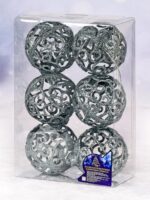 9682-SB Ялинкові кульки 6см 6шт/наб Stenson