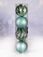 9764 Ялинкові кульки 8см 4шт/наб Stenson