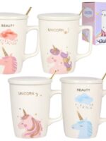20627 Кружка з кришкою та ложкою 400мл Unicorn "S&T"