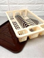 Сушка для посуду коричнево-бежева Еф-Пласт