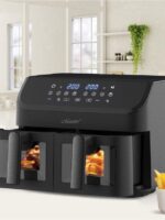 MR-758 Аерофрітюрниця 2000Вт 2 чаші 4,5л+4,5л Maestro