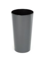 536 Горщик Лілія 250мм з вкладом ЕКО-антрацит #