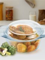 MR-5010 Каструля термоскло 1л кругла Maestro