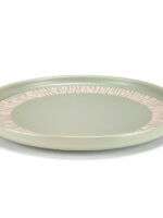 FP-01265 GP Тарілка обідня з кам'яної кераміки 26,5см Herb 24шт/уп Holmer #