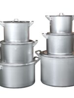 Набір каструль алюм.цил. 6-пр(2,5;3,5;6,0;8,0,10,0,20,0) Interos