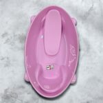 401 Ванночка дитяча зі зливом Turtle рожева