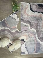 LZ23 Набір Ковриків Digital 2в1 60х100см+50х60см на шкіряній основі