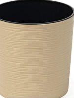 721 Горщик Мальва 190 з вкладом долото крем #