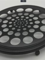 Підставка під гаряче з візерунком чорна