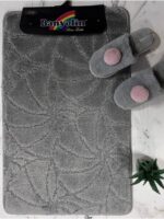 GLD202006 Коврик Gold 50х80см сірий поліпропілен