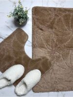 GLD202006 Набір Ковриків Gold 2в1 50х80см+40х50см коричнев