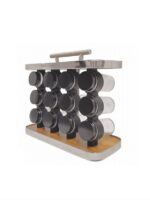 10356 Спецівниця на дерев.підставці Perfect 12шт/наб 28*12*23,2см Stenson