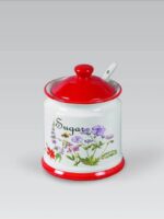 MR-20008-09 Цукорниця керамічна з ложкою Флора