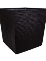 600 Горщик для квітів Юка 300*300  долото графіт з вкладом #