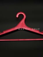 Вішалка пластм. дорож. 42см рожева 150шт/уп