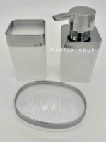 Y-881 Набір для ванни 3-х предмет. Maxel Mimosa (доз+стакан+мильн)