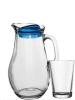 97346 Набір кувшин з кришкою 1,85л + 6 стаканів для води 200мл "Бістро"