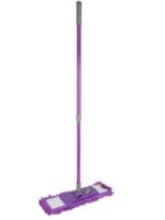 61082 Швабра телескоп., пластик, мікрофібра/лапша фіолетова Польща