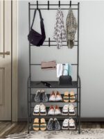 377 SR А+ Вішалка органайзер з полицями для взуття 60х26х170 см