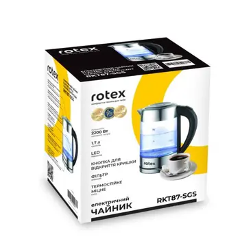 RKT 87-SGS Електрочайник 1.7л 2200Вт Rotex #