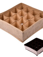 R89762 Коробка-органайзер для зберігання білизни 16відд. 30*30*10см  Stenson