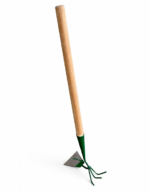 Сапа з ручкою мала + тризуб зелена