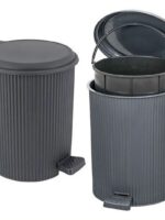 326 Відро з педалькою 10л сіре