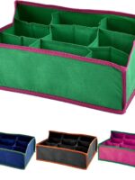 302010-COLORITO Коробка-органайзер для зберігання білизни 9відд. 30*20*10см Stenson