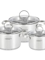 CS-5651-SSDНабір каструль 3предм.(2л;2.8л;3.8л) Dynamic  Holmer #