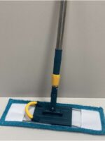 503А Швабра мікрофібра мет.основа хром ручка 42х13см, 80-125см Польща