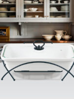 MR-11362-73 Марміт керам. на підставці(32,5см) прямок.Maestro